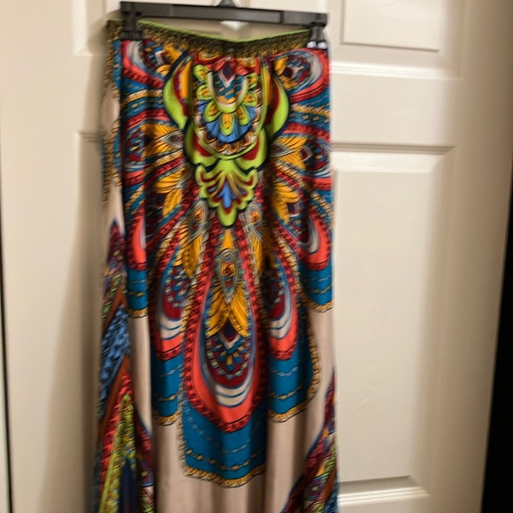 Flying Tomato Multicolor Bohemian Maxi Skirt - Picture 1 of 8